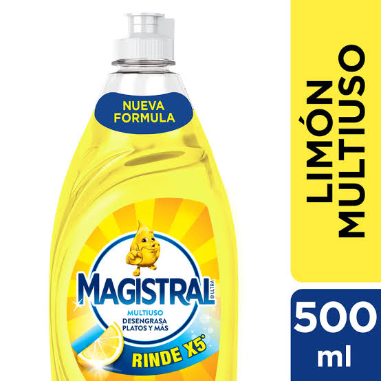 DETERGENTE MAGISTRAL ULTRA LIMÓN BOTELLA 500 ML