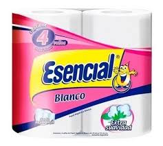 PAPEL HIGIENICO ESENCIAL 4X30 MTS